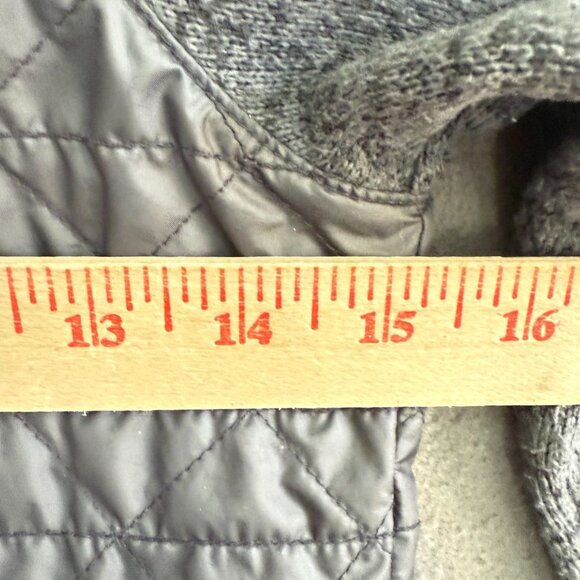 The North Face Full Zip Quilted Fleece Hoodie Jacket Toddler 6T Black Outdoor - Picture 8 of 8